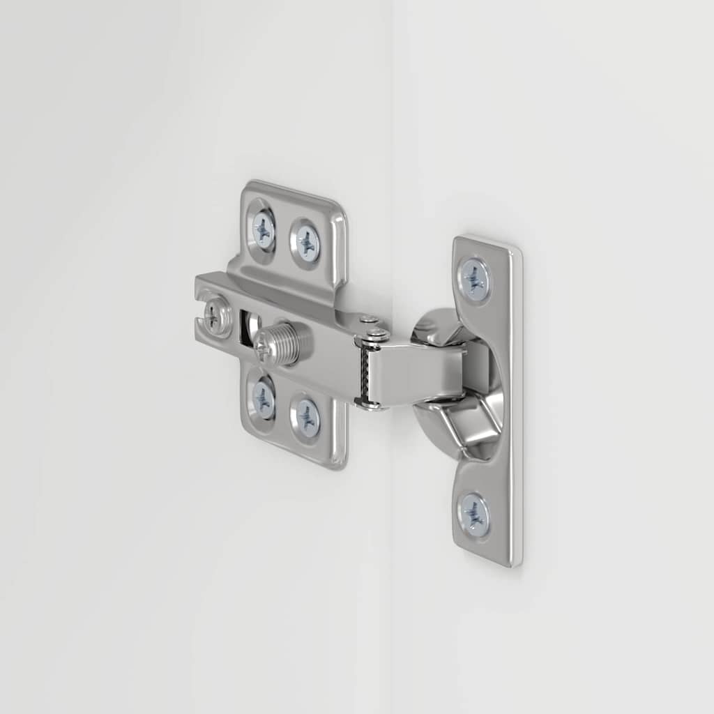 TV Wall Cabinet Wall-mounted High Gloss White 59.5 x 31 x 40 cm