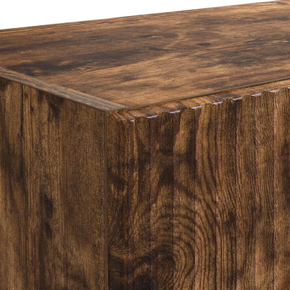 TV Wall Cabinet Smoked Oak 59.5 x 31 x 40 cm Engineered Wood