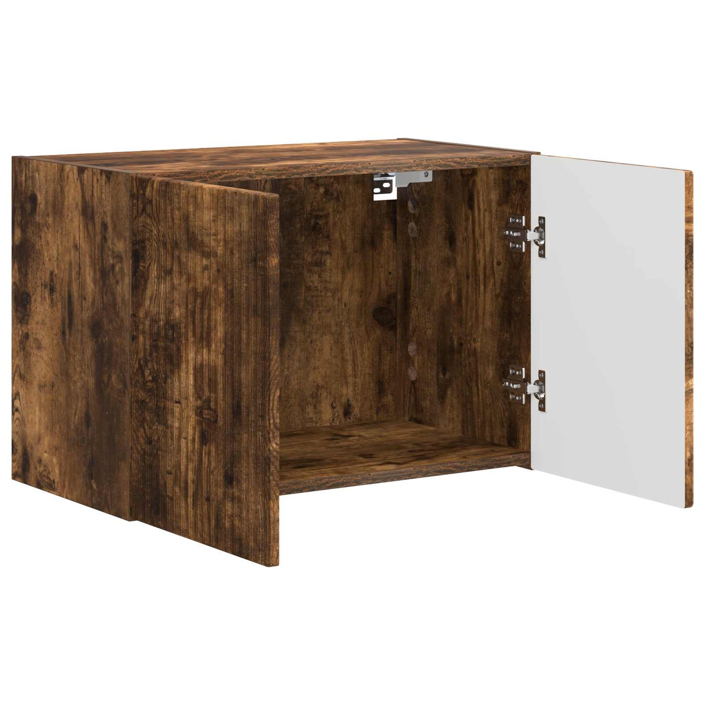 TV Wall Cabinet Smoked Oak 59.5 x 31 x 40 cm Engineered Wood