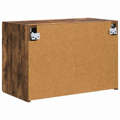 TV Wall Cabinet Smoked Oak 59.5 x 31 x 40 cm Engineered Wood