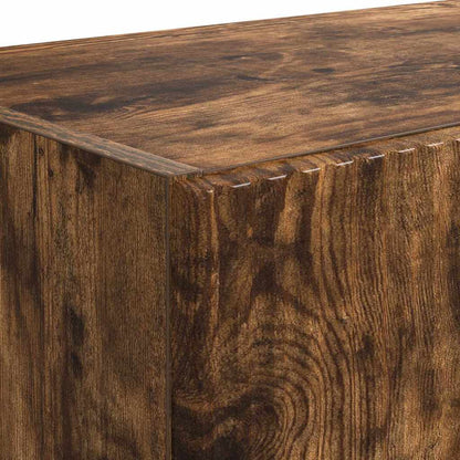 TV Wall Cabinet Wall-mounted 2 pcs Smoked Oak 59.5 x 31 x 40 cm