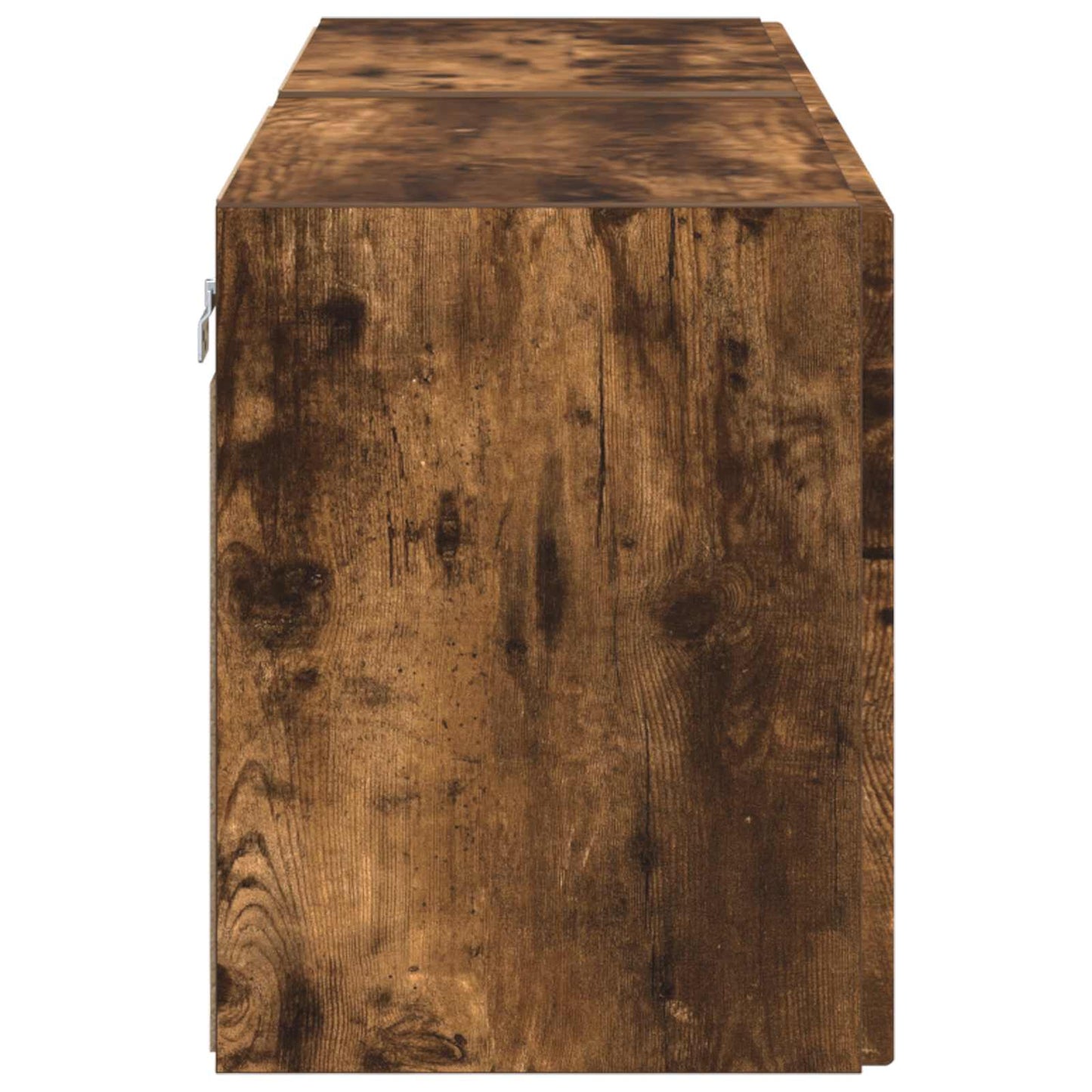 TV Wall Cabinet Wall-mounted 2 pcs Smoked Oak 59.5 x 31 x 40 cm