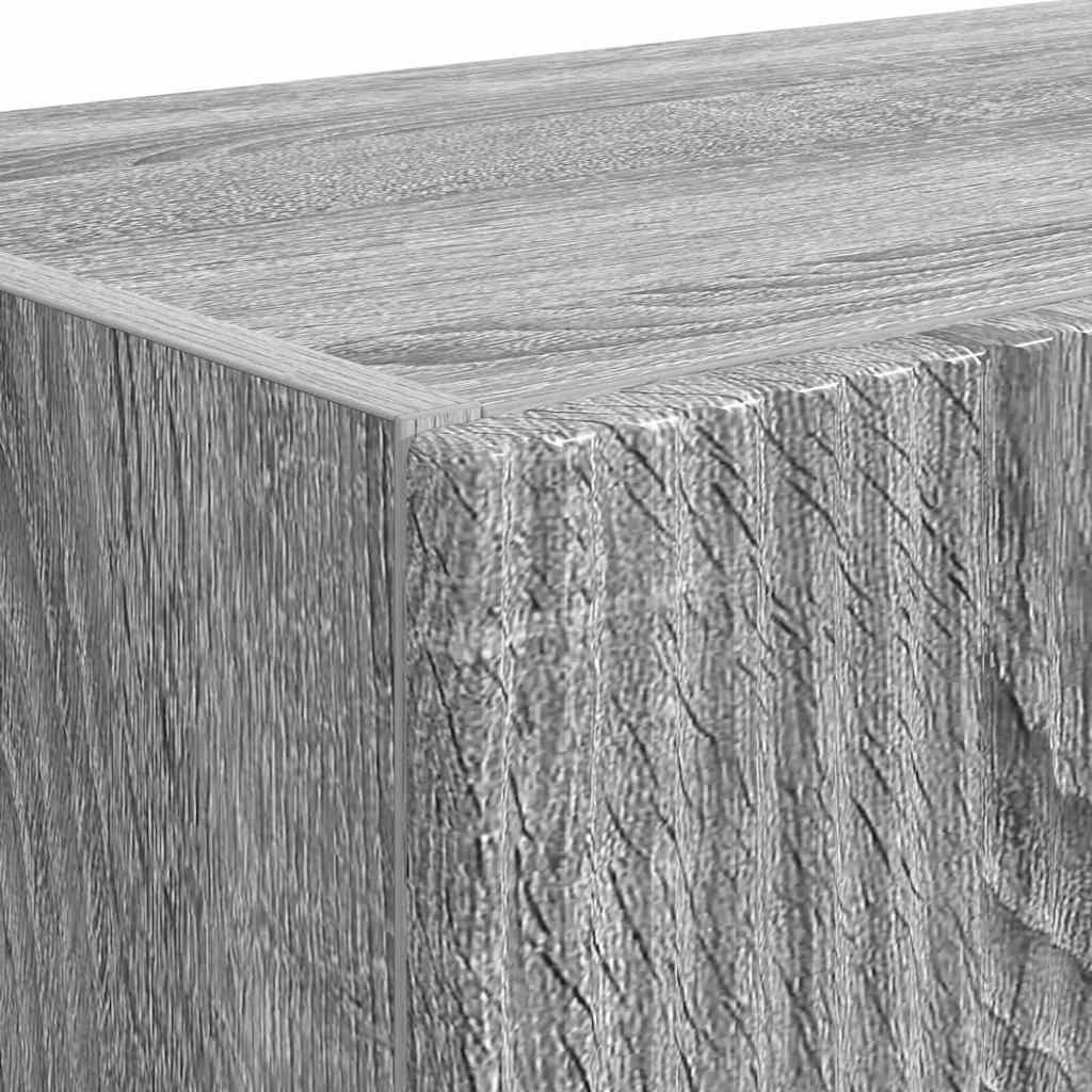 TV Wall Cabinet Grey Sonoma 59.5 x 31 x 40 cm Engineered Wood