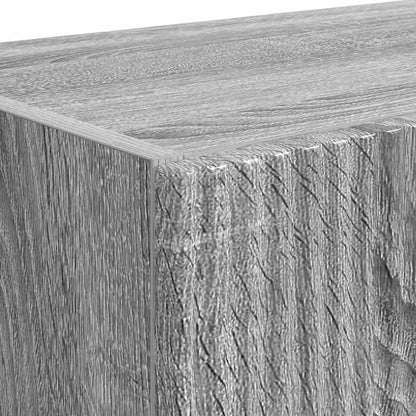 TV Wall Cabinet Grey Sonoma 59.5 x 31 x 40 cm Engineered Wood