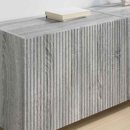 TV Wall Cabinet Grey Sonoma 59.5 x 31 x 40 cm Engineered Wood