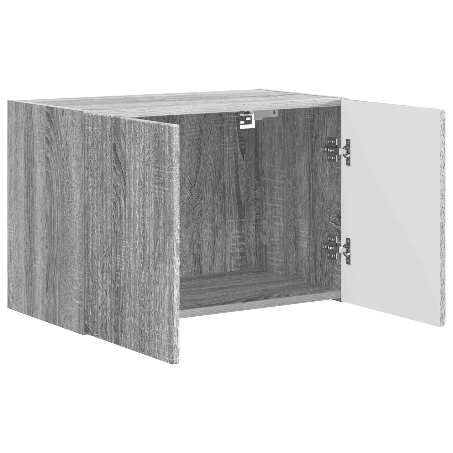 TV Wall Cabinet Grey Sonoma 59.5 x 31 x 40 cm Engineered Wood