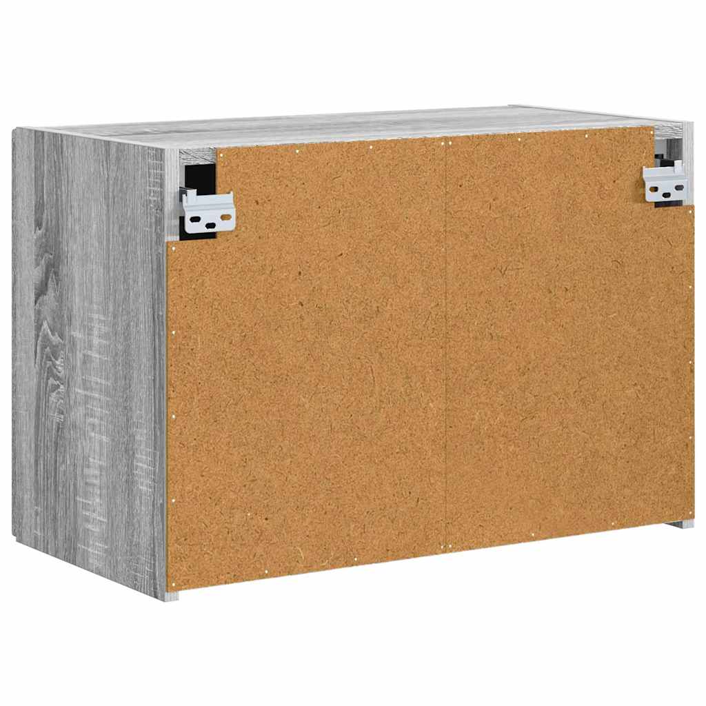 TV Wall Cabinet Grey Sonoma 59.5 x 31 x 40 cm Engineered Wood