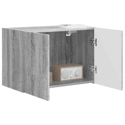 TV Wall Cabinet Grey Sonoma 59.5 x 31 x 40 cm Engineered Wood