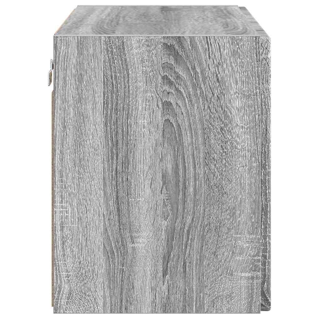 TV Wall Cabinet Grey Sonoma 59.5 x 31 x 40 cm Engineered Wood