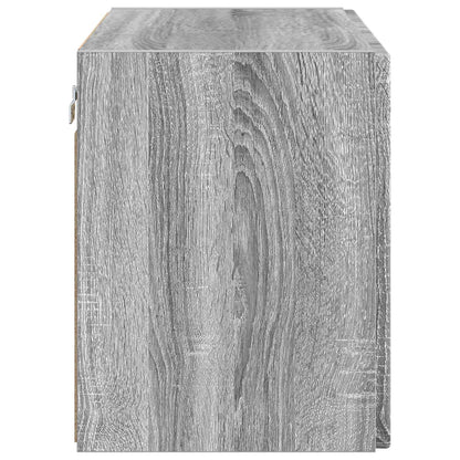 TV Wall Cabinet Grey Sonoma 59.5 x 31 x 40 cm Engineered Wood