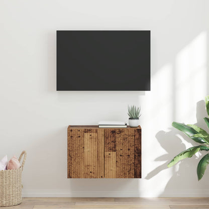 TV Wall Cabinet 59.5 x 31 x 40 cm Old Wood Engineered Wood