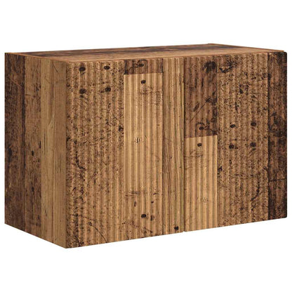 TV Wall Cabinet Old Wood 59.5 x 31 x 40 cm Engineered Wood