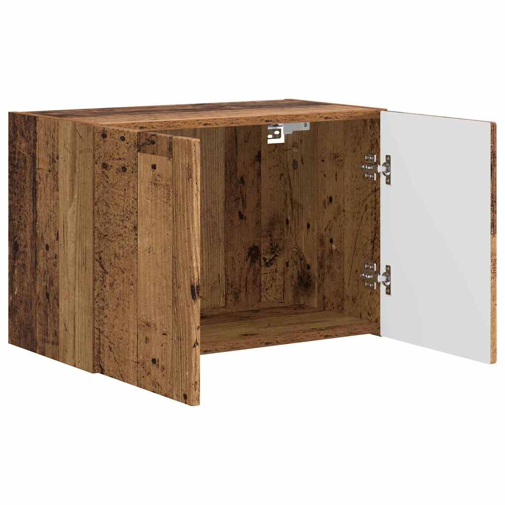 TV Wall Cabinet Old Wood 59.5 x 31 x 40 cm Engineered Wood