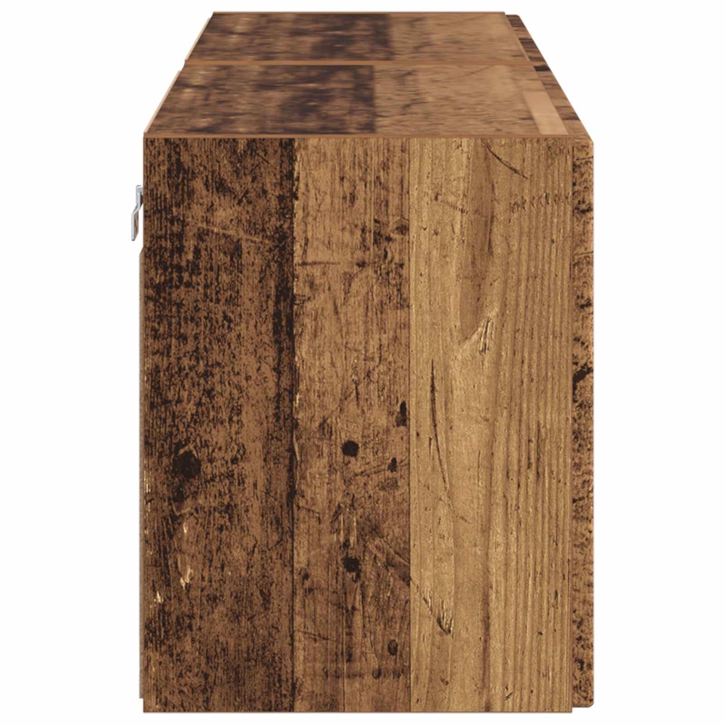 TV Wall Cabinet Wall-mounted 2 pcs Old Wood 59.5 x 31 x 40 cm
