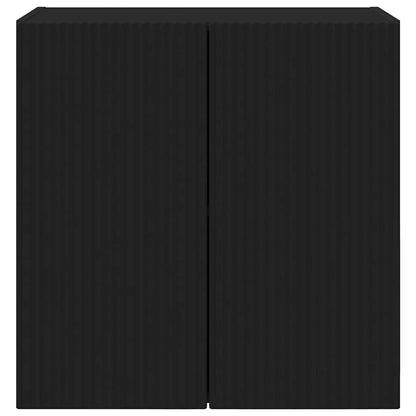 TV Wall Cabinet Black 59.5 x 31 x 60 cm Engineered Wood
