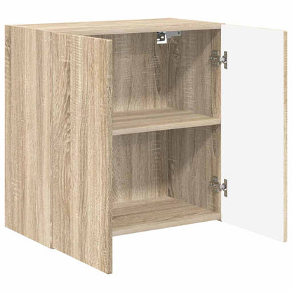 TV Wall Cabinet Sonoma Oak 59.5 x 31 x 60 cm Engineered Wood