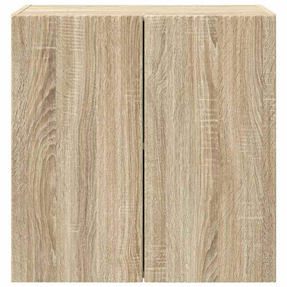 TV Wall Cabinet Sonoma Oak 59.5 x 31 x 60 cm Engineered Wood