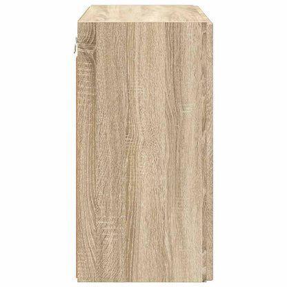 TV Wall Cabinet Sonoma Oak 59.5 x 31 x 60 cm Engineered Wood