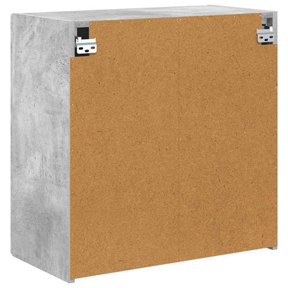 TV Wall Cabinet Concrete Grey 59.5 x 31 x 60 cm Engineered Wood