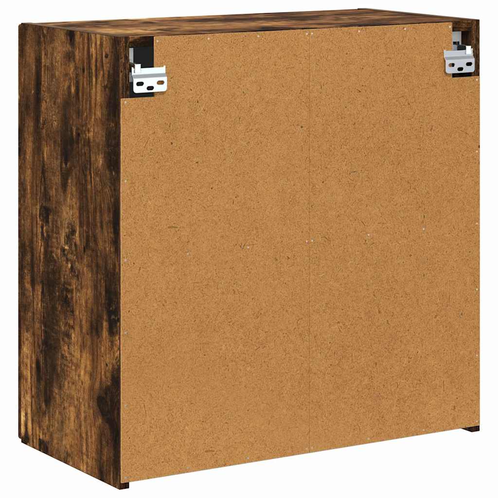 TV Wall Cabinet Smoked Oak 59.5 x 31 x 60 cm Engineered Wood