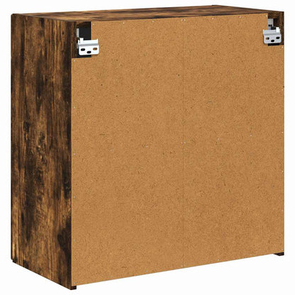 TV Wall Cabinet Smoked Oak 59.5 x 31 x 60 cm Engineered Wood