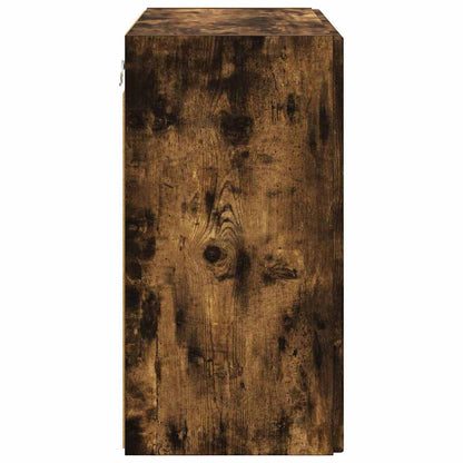 TV Wall Cabinet Smoked Oak 59.5 x 31 x 60 cm Engineered Wood
