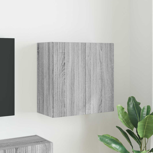 TV Wall Cabinet 59.5 x 31 x 60 cm Grey Sonoma Engineered Wood