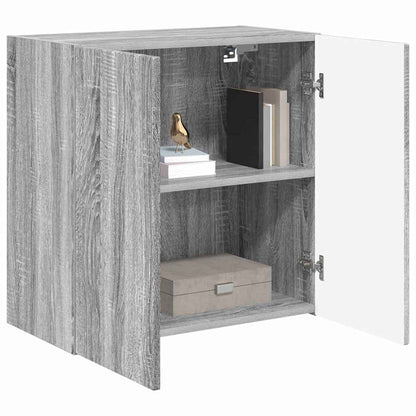 TV Wall Cabinet Grey Sonoma 59.5 x 31 x 60 cm Engineered Wood