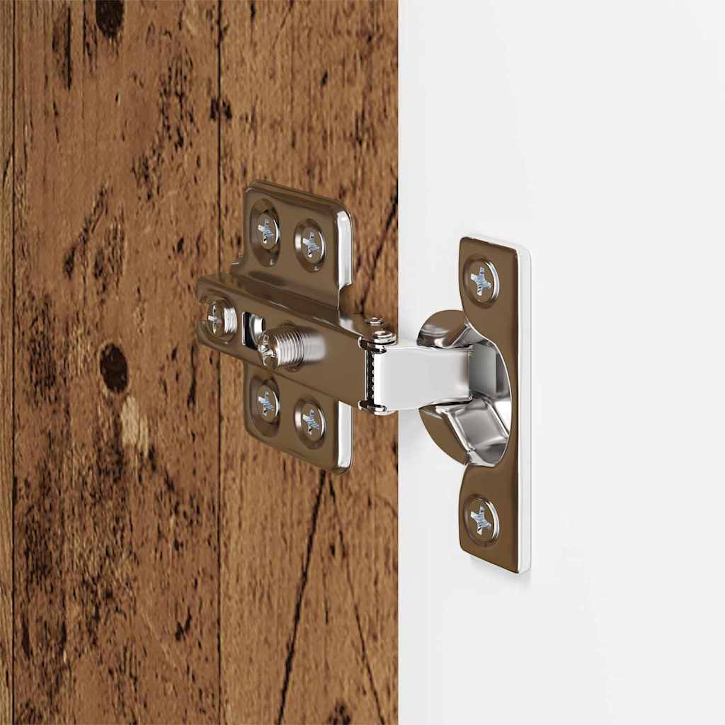 TV Wall Cabinet Old Wood 59.5 x 31 x 60 cm Engineered Wood