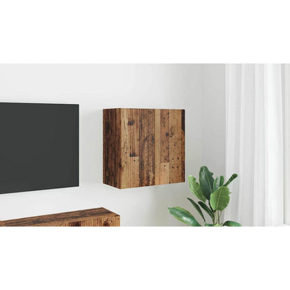 TV Wall Cabinet Old Wood 59.5 x 31 x 60 cm Engineered Wood
