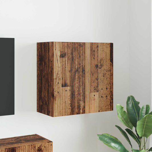 TV Wall Cabinet 59.5 x 31 x 60 cm Old Wood Engineered Wood