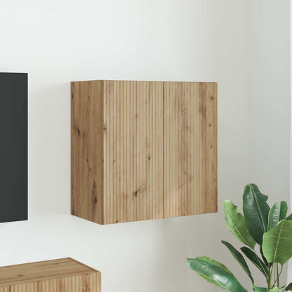 TV Wall Cabinet 59.5 x 31 x 60 cm Artisan Oak Engineered Wood