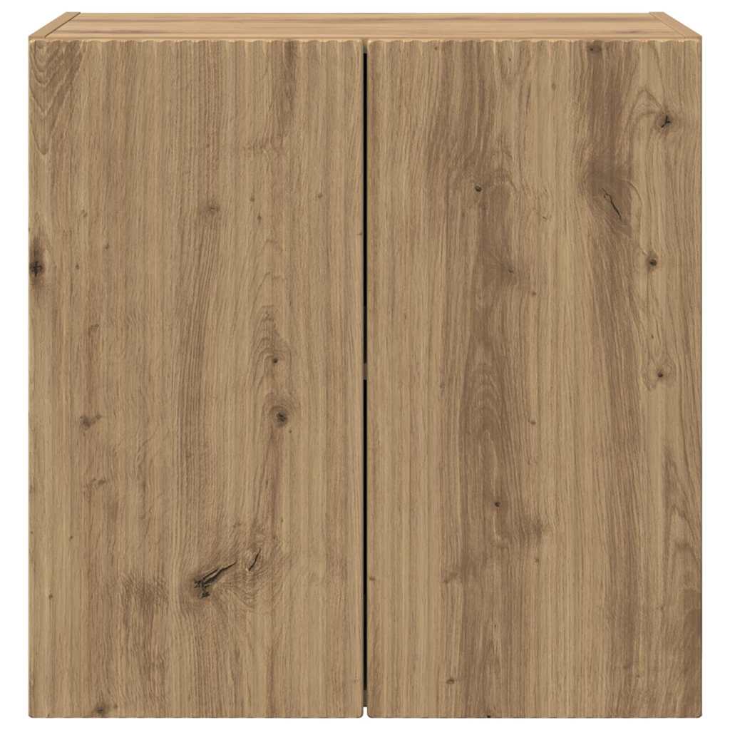 TV Wall Cabinet Artisan Oak 59.5 x 31 x 60 cm Engineered Wood