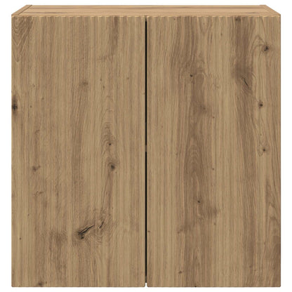 TV Wall Cabinet 59.5 x 31 x 60 cm Artisan Oak Engineered Wood
