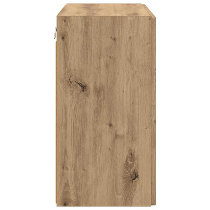 TV Wall Cabinet Artisan Oak 59.5 x 31 x 60 cm Engineered Wood