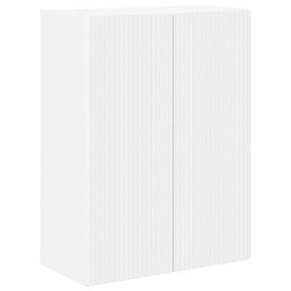 TV Wall Cabinet White 59.5 x 31 x 80 cm Engineered Wood
