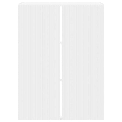 TV Wall Cabinet White 59.5 x 31 x 80 cm Engineered Wood