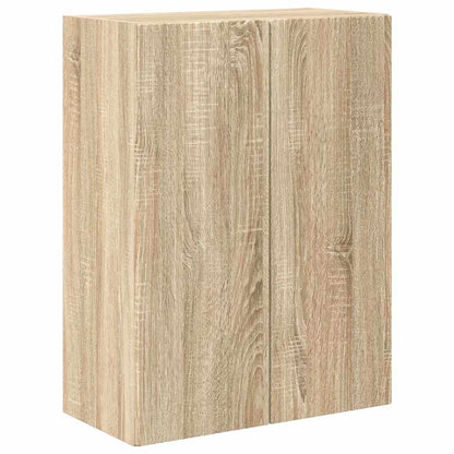 TV Wall Cabinet Sonoma Oak 59.5 x 31 x 80 cm Engineered Wood