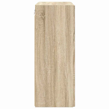 TV Wall Cabinet Sonoma Oak 59.5 x 31 x 80 cm Engineered Wood