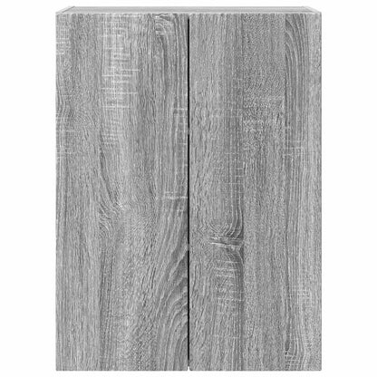 TV Wall Cabinet Grey Sonoma 59.5 x 31 x 80 cm Engineered Wood