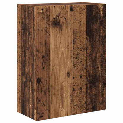 TV Wall Cabinet Old Wood 59.5 x 31 x 80 cm Engineered Wood