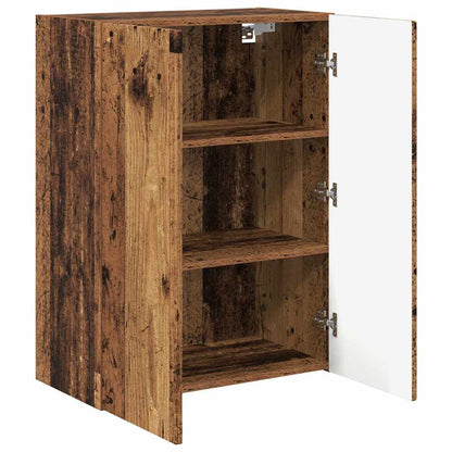 TV Wall Cabinet Old Wood 59.5 x 31 x 80 cm Engineered Wood