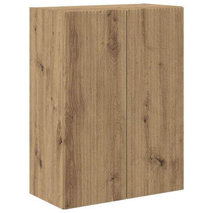 TV Wall Cabinet Artisan Oak 59.5 x 31 x 80 cm Engineered Wood