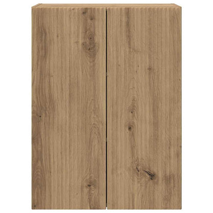 TV Wall Cabinet Artisan Oak 59.5 x 31 x 80 cm Engineered Wood
