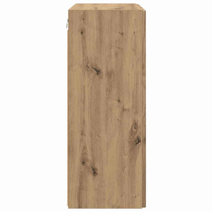 TV Wall Cabinet Artisan Oak 59.5 x 31 x 80 cm Engineered Wood