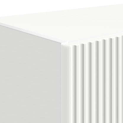 TV Wall Cabinet White 59.5 x 31 x 100 cm Engineered Wood