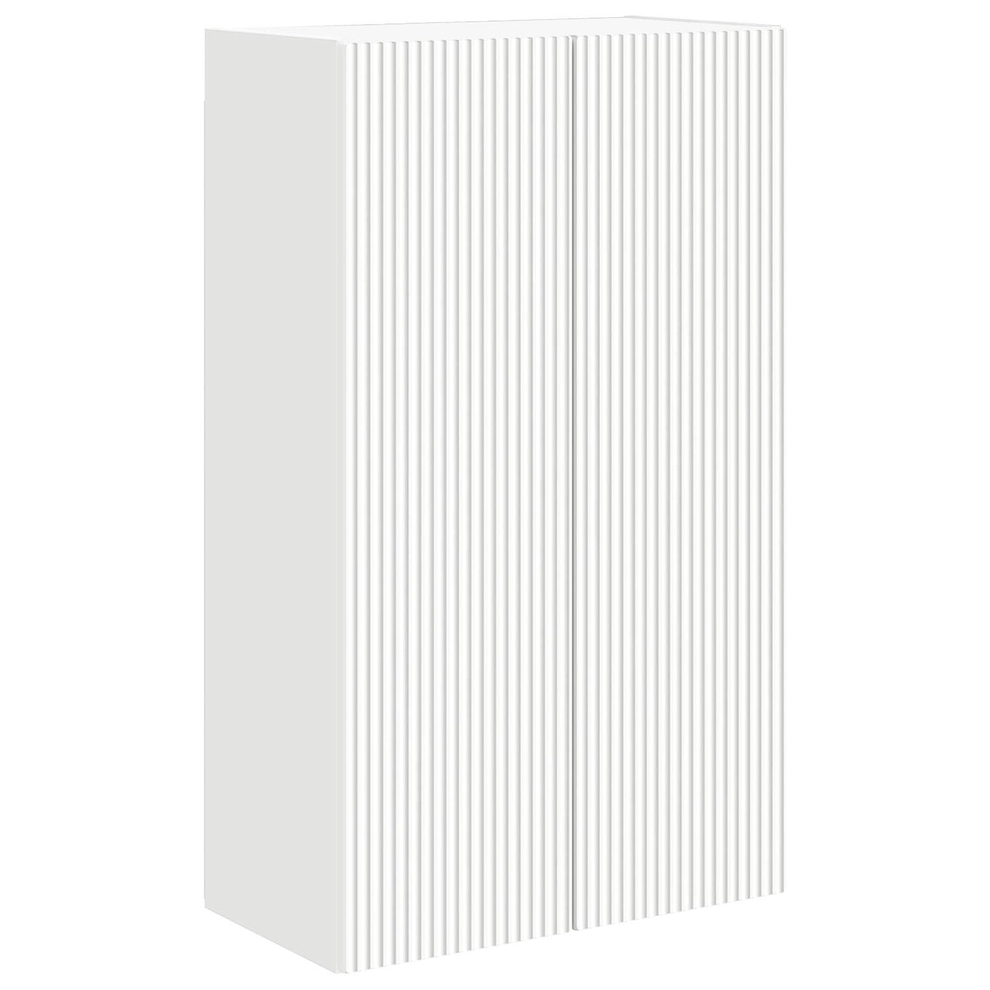 TV Wall Cabinet White 59.5 x 31 x 100 cm Engineered Wood