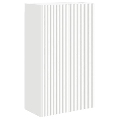 TV Wall Cabinet White 59.5 x 31 x 100 cm Engineered Wood