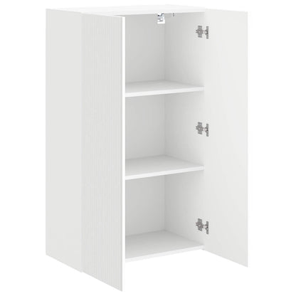 TV Wall Cabinet White 59.5 x 31 x 100 cm Engineered Wood