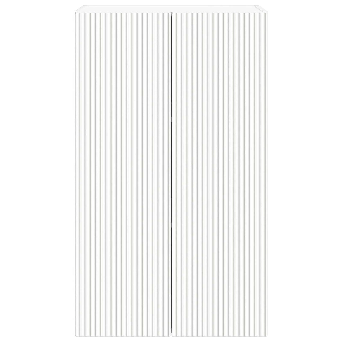 TV Wall Cabinet 59.5 x 31 x 100 cm White Engineered Wood